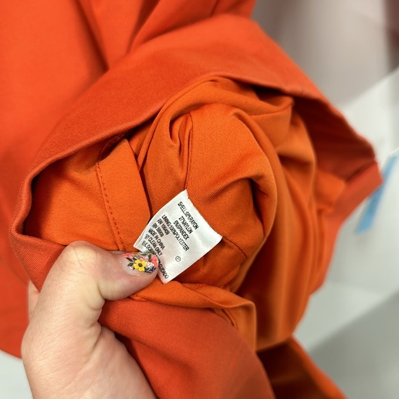 NEW Antonio Melani Women's Orange Bodycon Stretch Long Sleeves Dress 8 - Picture 6 of 8